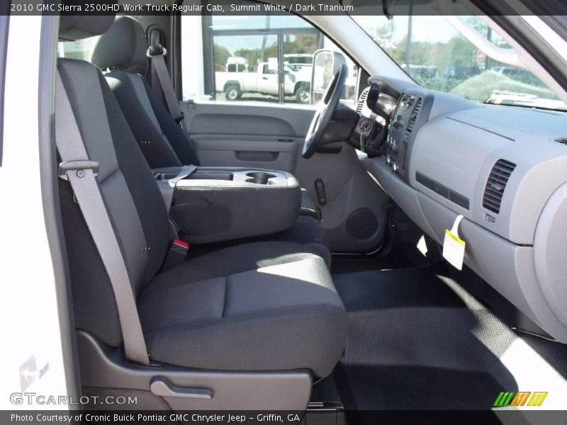 Summit White / Dark Titanium 2010 GMC Sierra 2500HD Work Truck Regular Cab