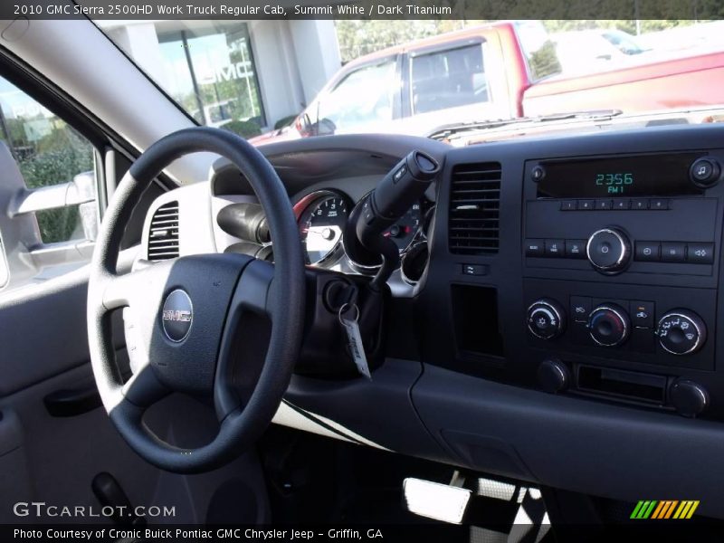 Summit White / Dark Titanium 2010 GMC Sierra 2500HD Work Truck Regular Cab