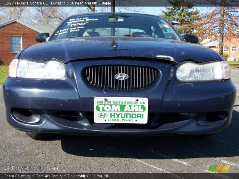 Dynastic Blue Pearl Metallic / Beige 1997 Hyundai Sonata GL