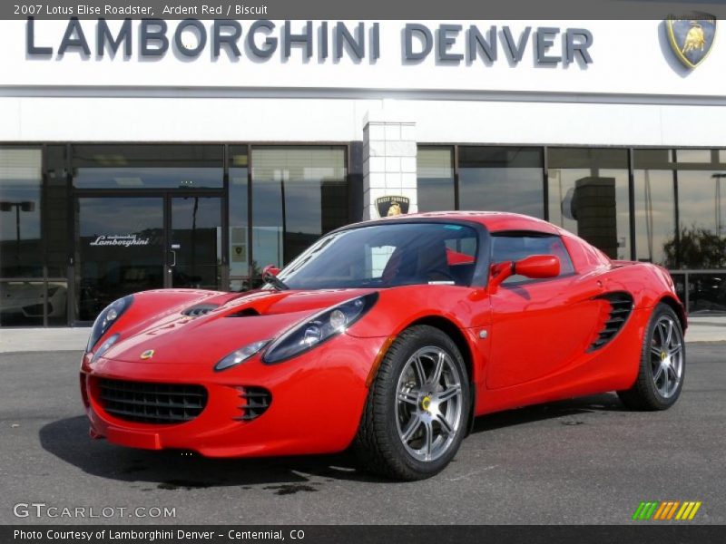 Ardent Red / Biscuit 2007 Lotus Elise Roadster