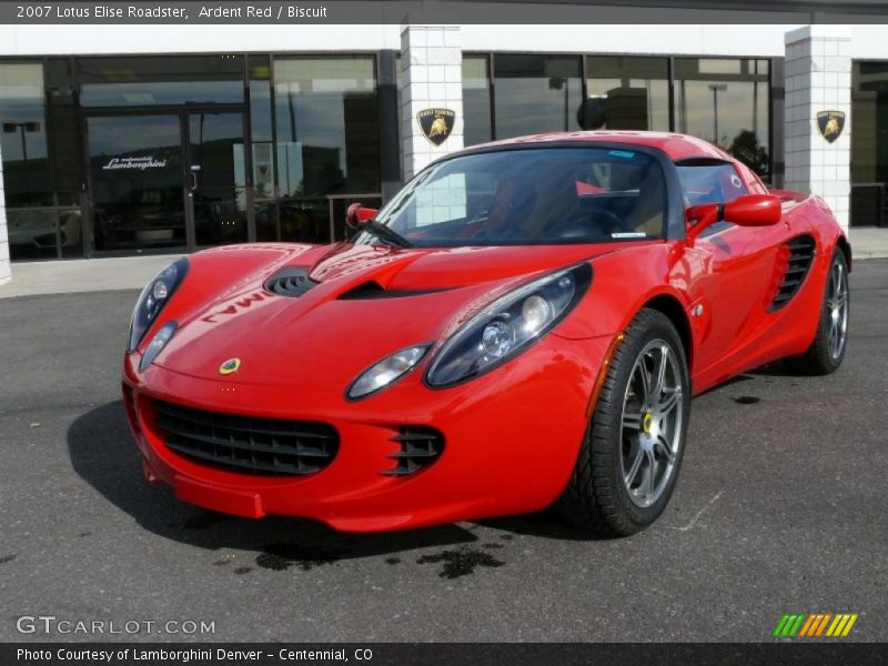 Ardent Red / Biscuit 2007 Lotus Elise Roadster