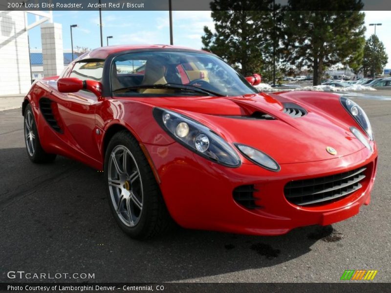 Ardent Red / Biscuit 2007 Lotus Elise Roadster