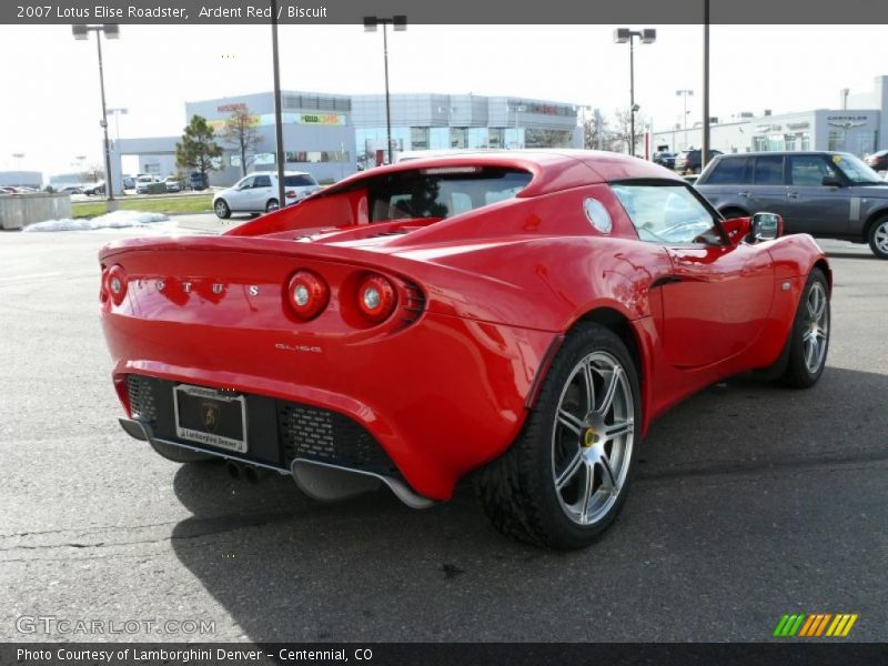 Ardent Red / Biscuit 2007 Lotus Elise Roadster