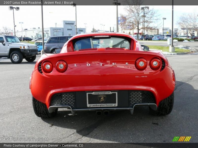Ardent Red / Biscuit 2007 Lotus Elise Roadster