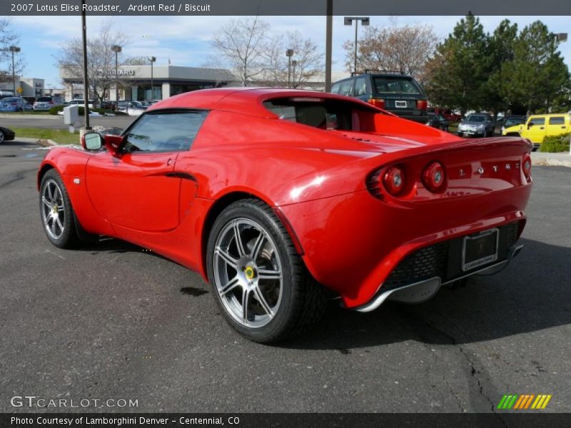 Ardent Red / Biscuit 2007 Lotus Elise Roadster