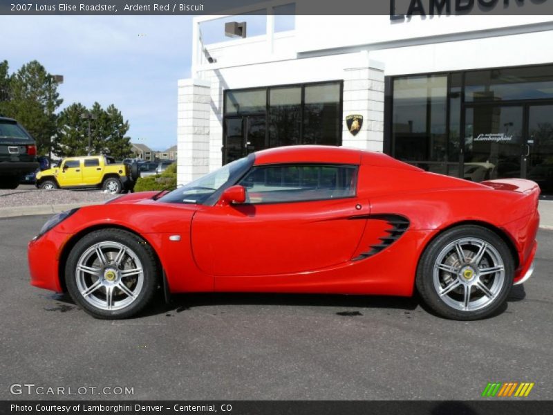 Ardent Red / Biscuit 2007 Lotus Elise Roadster