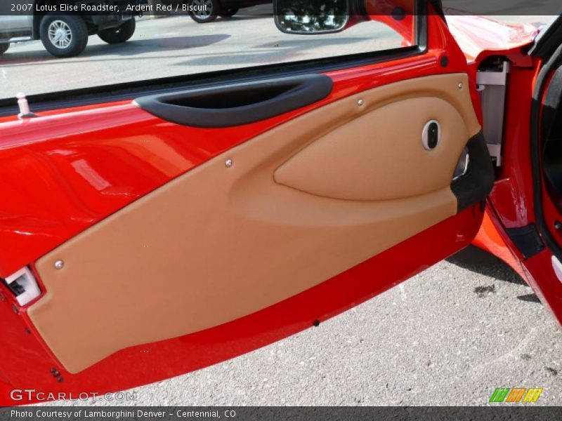 Ardent Red / Biscuit 2007 Lotus Elise Roadster