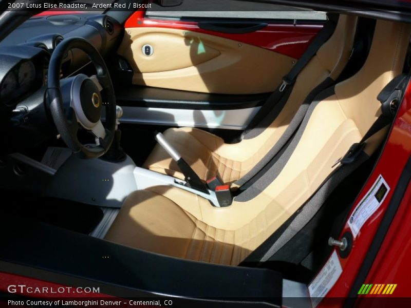 Ardent Red / Biscuit 2007 Lotus Elise Roadster
