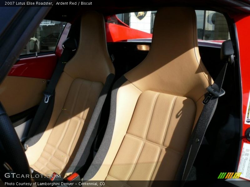 Ardent Red / Biscuit 2007 Lotus Elise Roadster