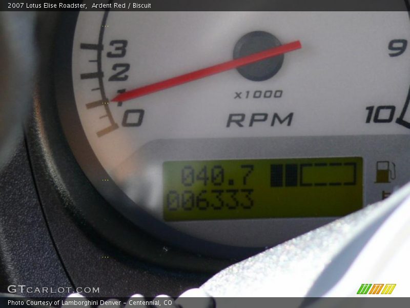 Ardent Red / Biscuit 2007 Lotus Elise Roadster