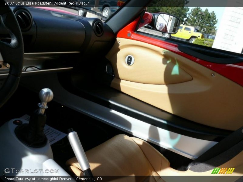 Ardent Red / Biscuit 2007 Lotus Elise Roadster