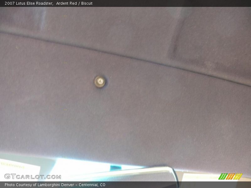 Ardent Red / Biscuit 2007 Lotus Elise Roadster