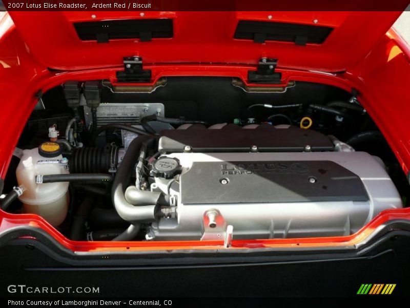 Ardent Red / Biscuit 2007 Lotus Elise Roadster