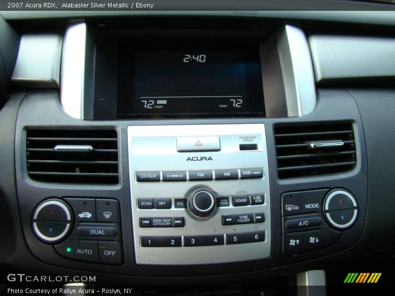 Alabaster Silver Metallic / Ebony 2007 Acura RDX