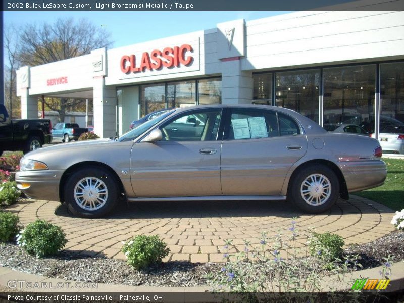 Light Bronzemist Metallic / Taupe 2002 Buick LeSabre Custom