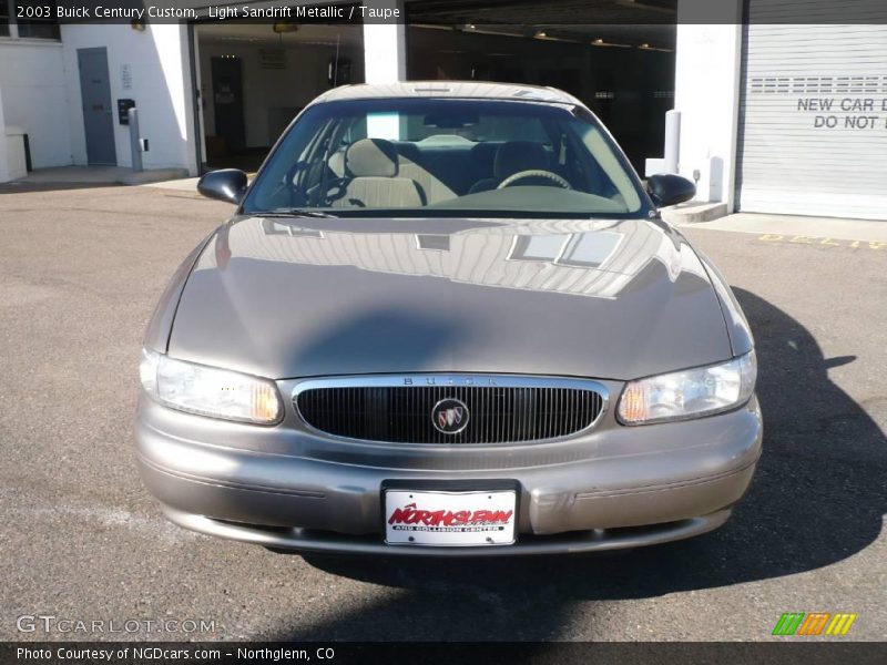 Light Sandrift Metallic / Taupe 2003 Buick Century Custom