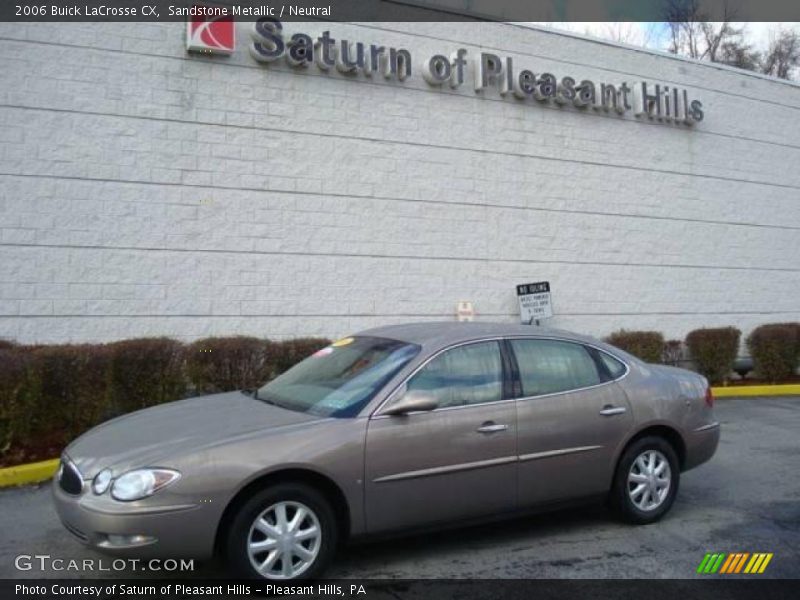Sandstone Metallic / Neutral 2006 Buick LaCrosse CX