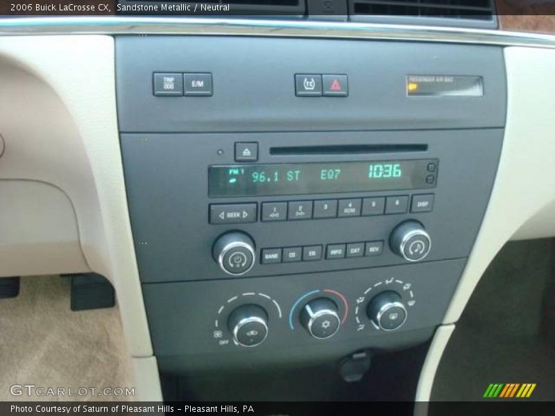 Sandstone Metallic / Neutral 2006 Buick LaCrosse CX