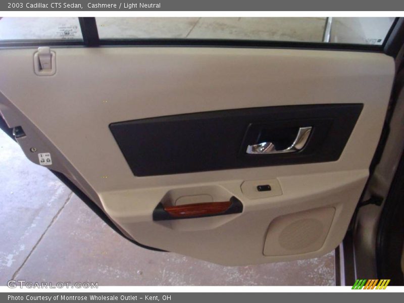 Cashmere / Light Neutral 2003 Cadillac CTS Sedan