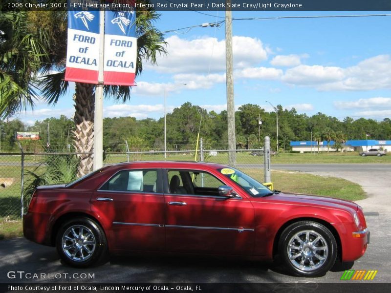 Inferno Red Crystal Pearl / Dark Slate Gray/Light Graystone 2006 Chrysler 300 C HEMI Heritage Editon