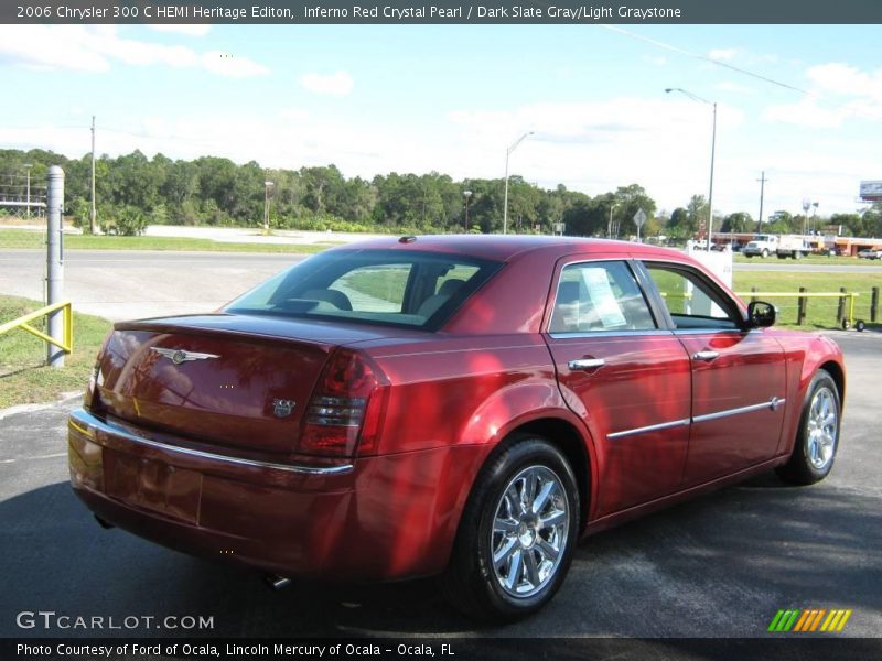 Inferno Red Crystal Pearl / Dark Slate Gray/Light Graystone 2006 Chrysler 300 C HEMI Heritage Editon