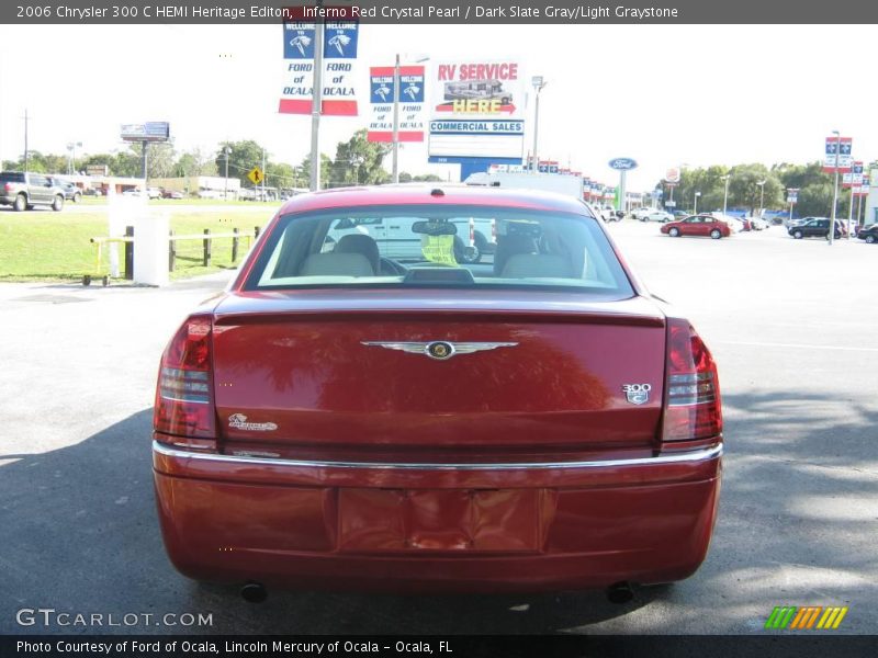 Inferno Red Crystal Pearl / Dark Slate Gray/Light Graystone 2006 Chrysler 300 C HEMI Heritage Editon