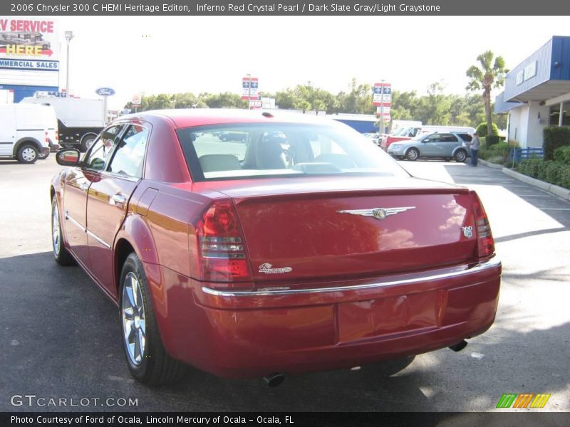 Inferno Red Crystal Pearl / Dark Slate Gray/Light Graystone 2006 Chrysler 300 C HEMI Heritage Editon