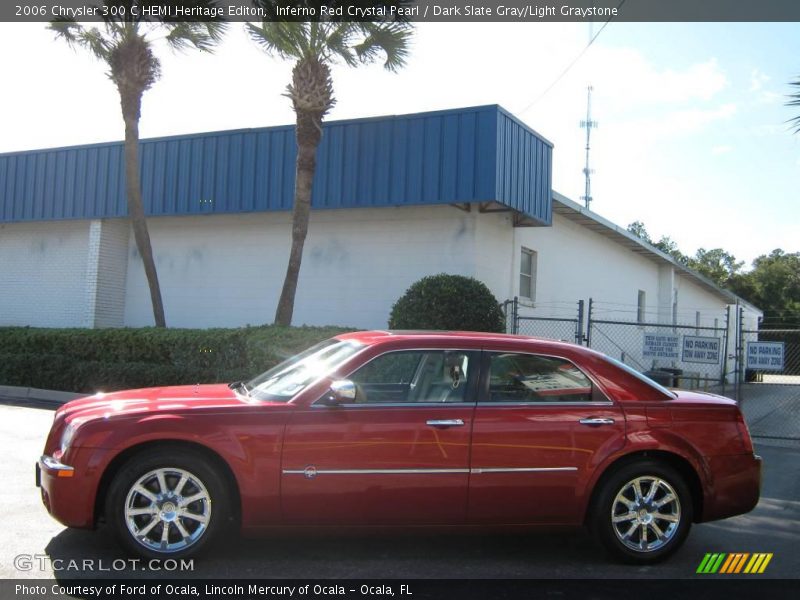 Inferno Red Crystal Pearl / Dark Slate Gray/Light Graystone 2006 Chrysler 300 C HEMI Heritage Editon