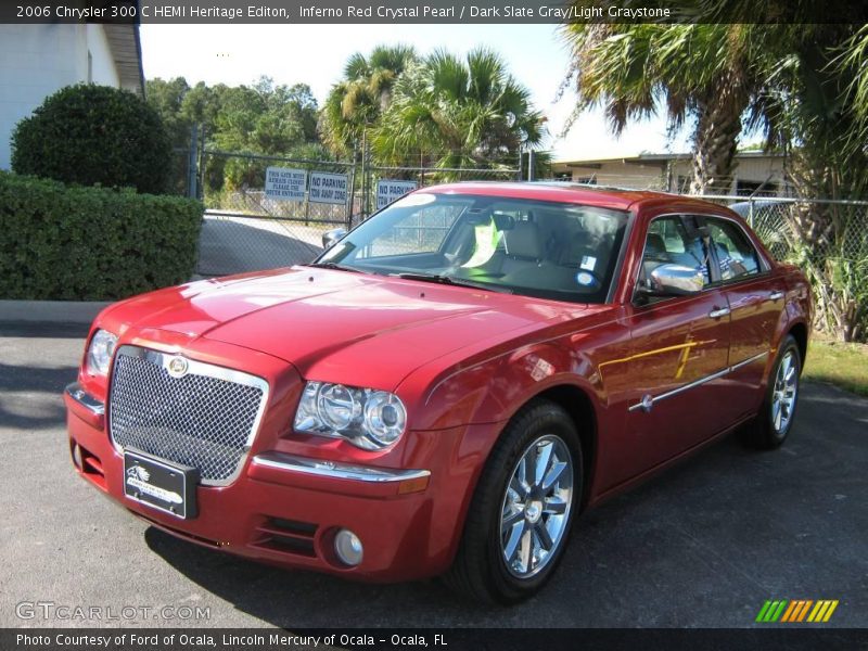Inferno Red Crystal Pearl / Dark Slate Gray/Light Graystone 2006 Chrysler 300 C HEMI Heritage Editon