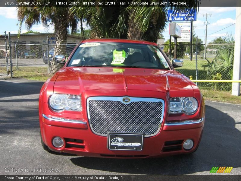Inferno Red Crystal Pearl / Dark Slate Gray/Light Graystone 2006 Chrysler 300 C HEMI Heritage Editon