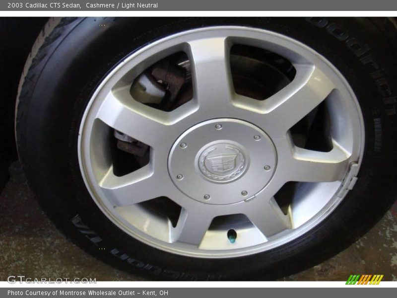 Cashmere / Light Neutral 2003 Cadillac CTS Sedan