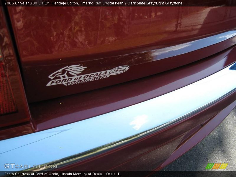 Inferno Red Crystal Pearl / Dark Slate Gray/Light Graystone 2006 Chrysler 300 C HEMI Heritage Editon