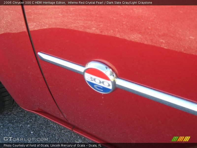 Inferno Red Crystal Pearl / Dark Slate Gray/Light Graystone 2006 Chrysler 300 C HEMI Heritage Editon