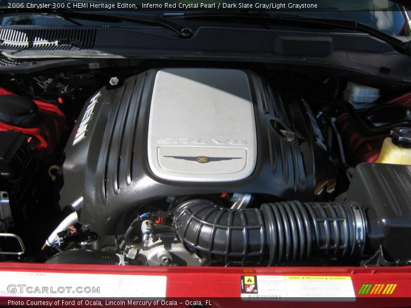 Inferno Red Crystal Pearl / Dark Slate Gray/Light Graystone 2006 Chrysler 300 C HEMI Heritage Editon