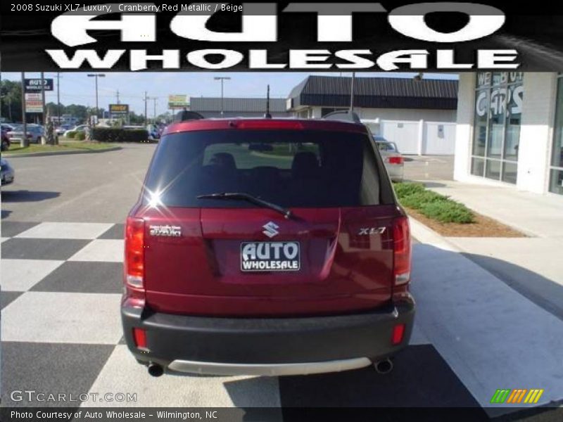 Cranberry Red Metallic / Beige 2008 Suzuki XL7 Luxury