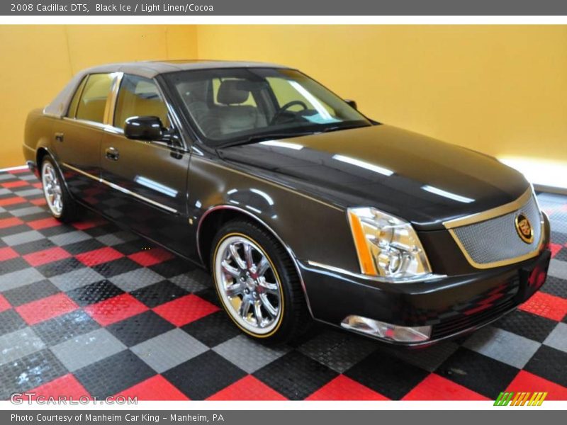Black Ice / Light Linen/Cocoa 2008 Cadillac DTS