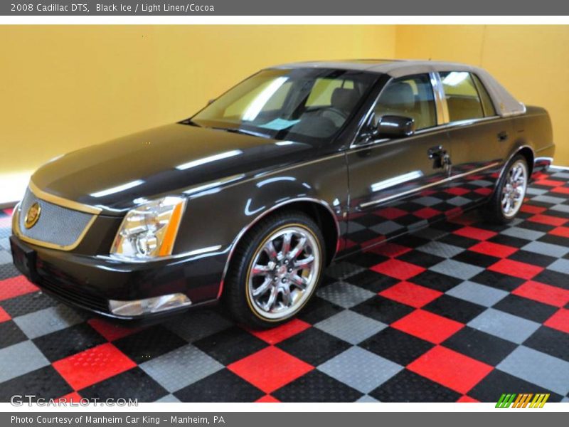 Black Ice / Light Linen/Cocoa 2008 Cadillac DTS