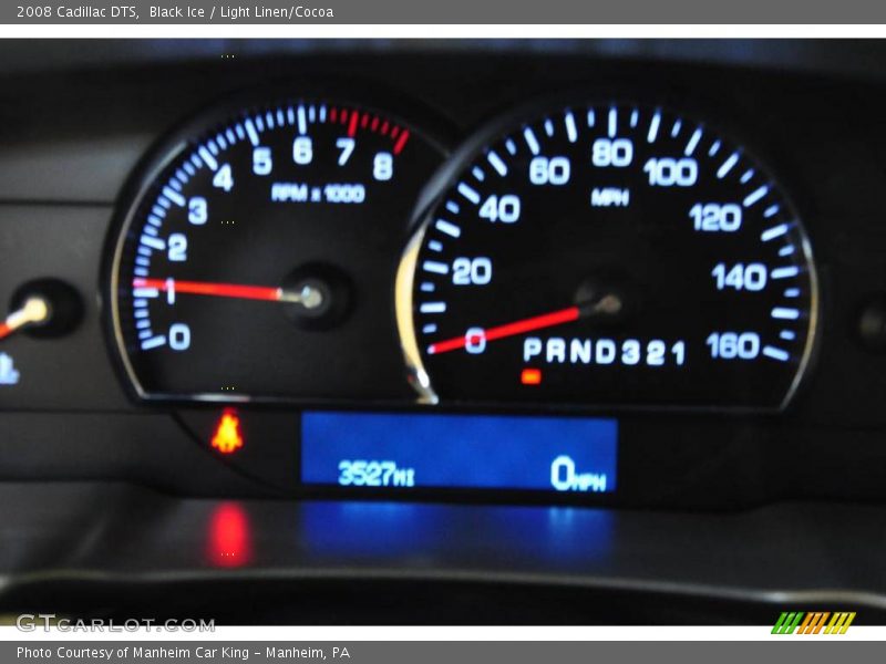 Black Ice / Light Linen/Cocoa 2008 Cadillac DTS