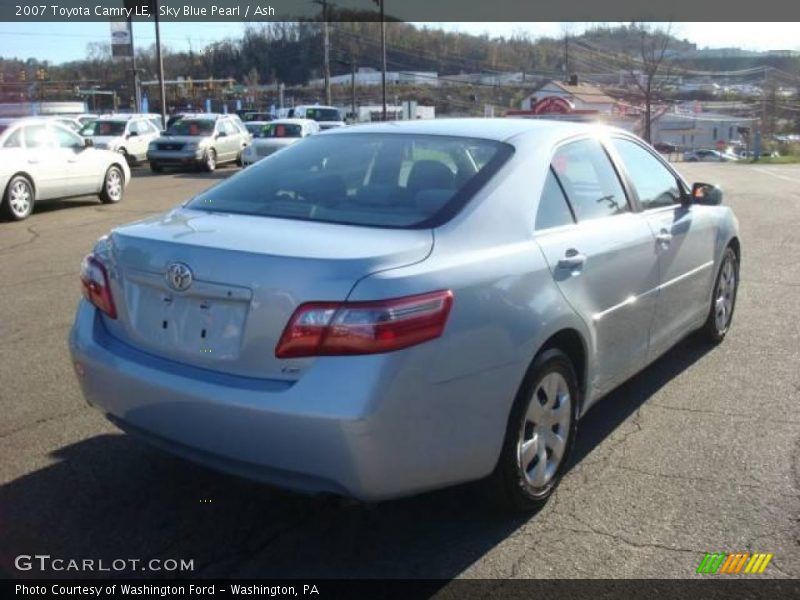Sky Blue Pearl / Ash 2007 Toyota Camry LE
