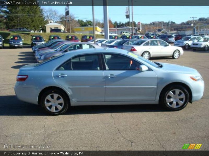 Sky Blue Pearl / Ash 2007 Toyota Camry LE