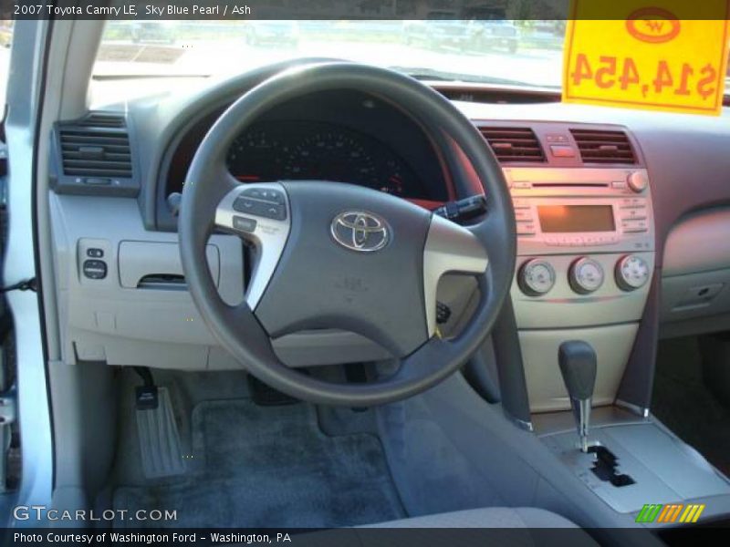 Sky Blue Pearl / Ash 2007 Toyota Camry LE