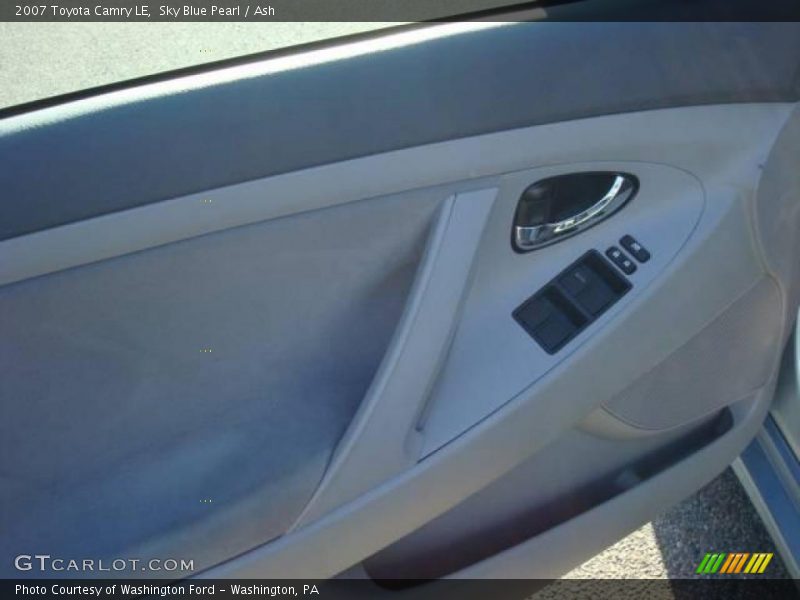 Sky Blue Pearl / Ash 2007 Toyota Camry LE