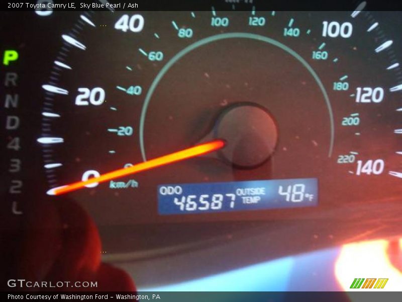 Sky Blue Pearl / Ash 2007 Toyota Camry LE