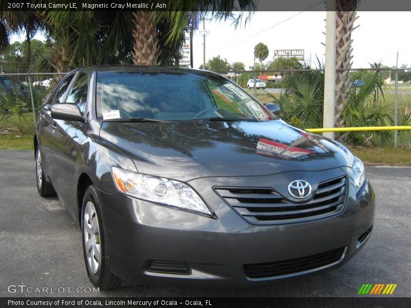 Magnetic Gray Metallic / Ash 2007 Toyota Camry LE