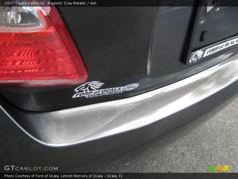 Magnetic Gray Metallic / Ash 2007 Toyota Camry LE