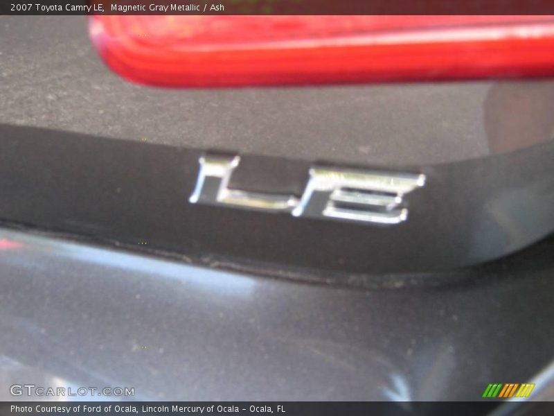 Magnetic Gray Metallic / Ash 2007 Toyota Camry LE
