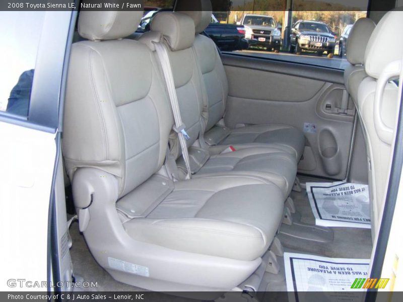 Natural White / Fawn 2008 Toyota Sienna LE