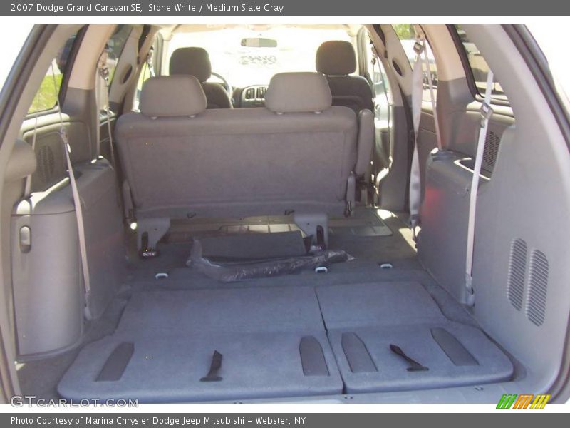 Stone White / Medium Slate Gray 2007 Dodge Grand Caravan SE