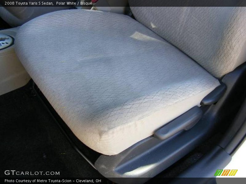 Polar White / Bisque 2008 Toyota Yaris S Sedan