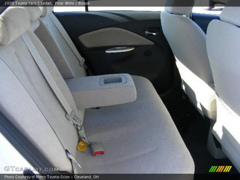 Polar White / Bisque 2008 Toyota Yaris S Sedan